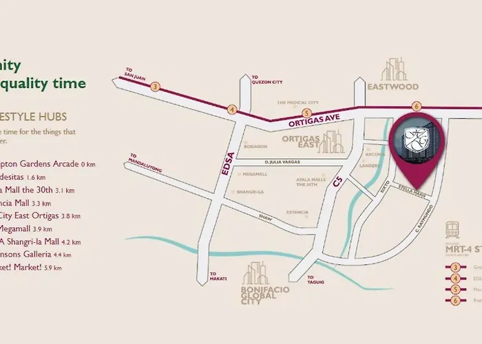 Brand New In Pasig With Free Pool Access Apartment Manila